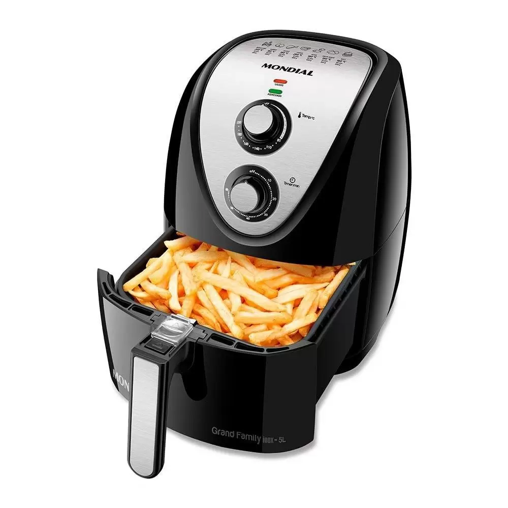 Fritadeira Air Fryer Mondial

A Fritadeira Air Fryer Mondial é um eletrodoméstico revolucionário que ganhou popularidade devido à sua capacidade de preparar alimentos de forma mais saudável e conveniente