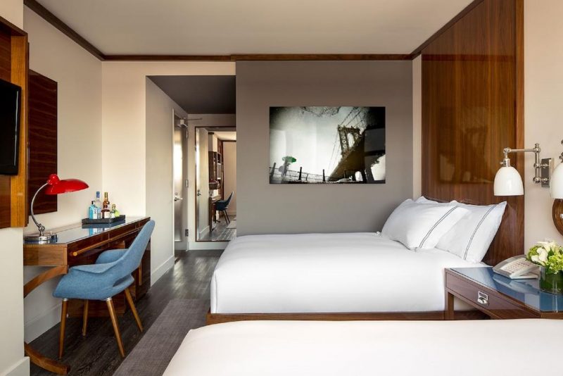 Onde se hospedar perto do Soho: o quarto do Hotel Hugo